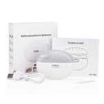 Ingrijire personala si Cosmetice - Manichiura si pedichiura - Unghiere si clesti manichiura & pedichiura - Unghiera electrica 2 in 1, SELERIS®, Lama Curbata, Pila Rotativa 360, Led, Compartiment Resturi, Portabila, USB-C, Alb - Infinity.ro