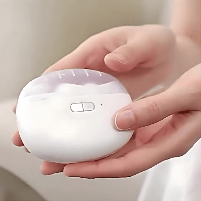 Ingrijire personala si Cosmetice - Manichiura si pedichiura - Unghiere si clesti manichiura & pedichiura - Unghiera electrica 2 in 1, SELERIS®, Lama Curbata, Pila Rotativa 360, Led, Compartiment Resturi, Portabila, USB-C, Alb - Infinity.ro