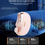 Ingrijire personala si Cosmetice - Manichiura si pedichiura - Unghiere si clesti manichiura & pedichiura - Unghiera electrica 2 in 1, SELERIS®, Lama Curbata, Pila Rotativa 360, Led, Compartiment Resturi, Portabila, USB-C, Roz - Infinity.ro