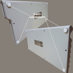 PC, gaming si accesorii - Periferice PC - Tastaturi - Set Tastatura si Mouse Wireless 2.4 GHz, Design Retro, SELERIS ®, Suport Telefon/Tableta, Wireless, 102 Taste, Crem/Gri - Infinity.ro