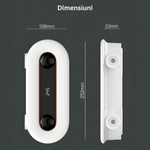 Ingrijire personala si Cosmetice - Igiena dentara - Rezerve si accesorii - Suport Inteligent cu Sterilizare UVC Smart Periute de Dinti, SELERIS®, 2 Paste, 4 Periute, USB, 4 persoane, Alb - Infinity.ro