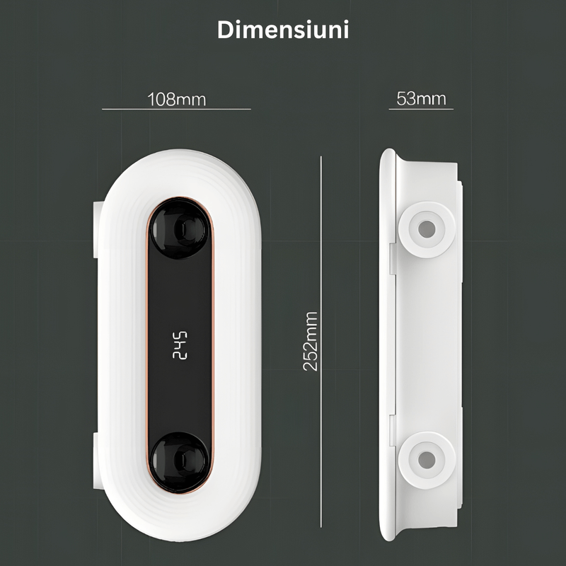 Ingrijire personala si Cosmetice - Igiena dentara - Rezerve si accesorii - Suport Inteligent cu Sterilizare UVC Smart Periute de Dinti, SELERIS®, 2 Paste, 4 Periute, USB, 4 persoane, Alb - Infinity.ro