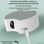 Casa si Gradina - Sanitare - Suporturi si accesorii baie - Dispensere - Dispenser Automat Tactil, Sapun Spuma, SELERIS, 3 Niveluri de Spuma, 350ml, USB-C, 2600 mAh, Oglinda HD, Fara Gauri, Alb - Infinity.ro