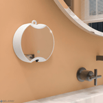 Casa si Gradina - Sanitare - Suporturi si accesorii baie - Dispensere - Dispenser Automat Tactil, Sapun Spuma, SELERIS, 3 Niveluri de Spuma, 350ml, USB-C, 2600 mAh, Oglinda HD, Fara Gauri, Alb - Infinity.ro