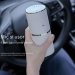 Electronice si Electrocasnice - Climatizare si sisteme de incalzire - Aparate filtrare aer - Purificatoare de aer - Mini Purificator de Aer cu Aromaterapie, SELERIS®, PM 2.5, Fara Filtru, Ioni 500 pcs/m2, 7 culori, 10mp, USB Dual, Alb - Infinity.ro