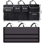 Auto si Moto - Piese auto si accesorii - Interior auto - Accesorii interior - Organizator auto, Seleris®, portbagaj/scaune, SUV, Jeep, Hatchback, Crossover, Break, Monovolum,  Usor de montat, Negru - Infinity.ro