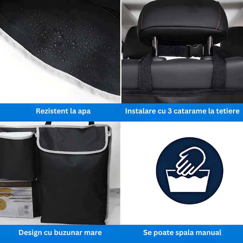 Auto si Moto - Piese auto si accesorii - Interior auto - Accesorii interior - Organizator auto, Seleris®, portbagaj/scaune, SUV, Jeep, Hatchback, Crossover, Break, Monovolum,  Usor de montat, Negru - Infinity.ro