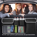 Auto si Moto - Piese auto si accesorii - Interior auto - Accesorii interior - Organizator auto, Seleris®, portbagaj/scaune, SUV, Jeep, Hatchback, Crossover, Break, Monovolum,  Usor de montat, Negru - Infinity.ro