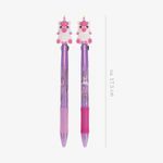 Carti si Birotica - Birotica - Instrumente de scris - Pixuri si stilouri - Pix multicolor cu 3 culori, unicorn curcubeu, Dreamland - Infinity.ro