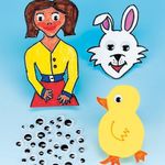 Jucarii, Copii si Bebe - Jucarii si jocuri - Jucarii & jocuri educative - Jocuri si jucarii educative - Set 100 ochisori mobili autoadezivi - Baker Ross - Infinity.ro