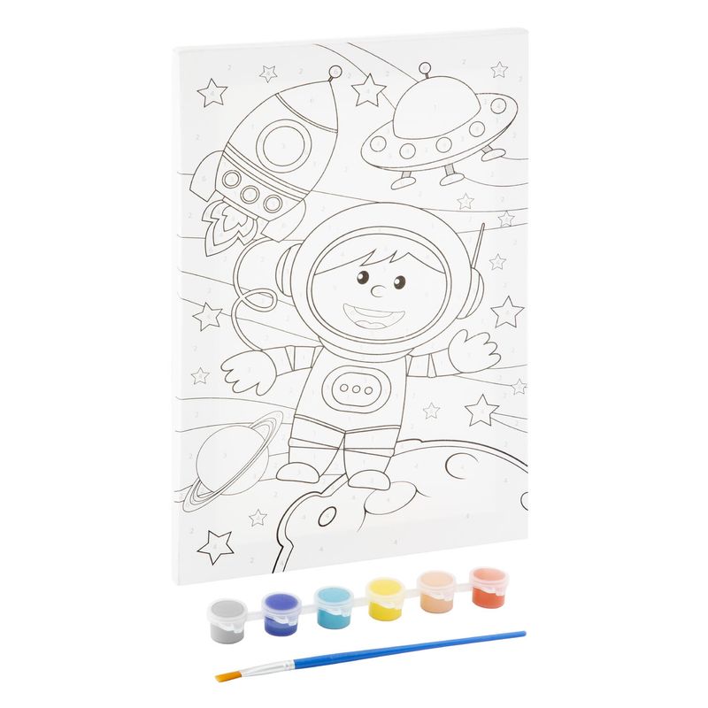 Jucarii, Copii si Bebe - Jucarii si jocuri - Jucarii & jocuri educative - Seturi pictura si desen - Tablou pictura pe numere - Astronaut - Infinity.ro