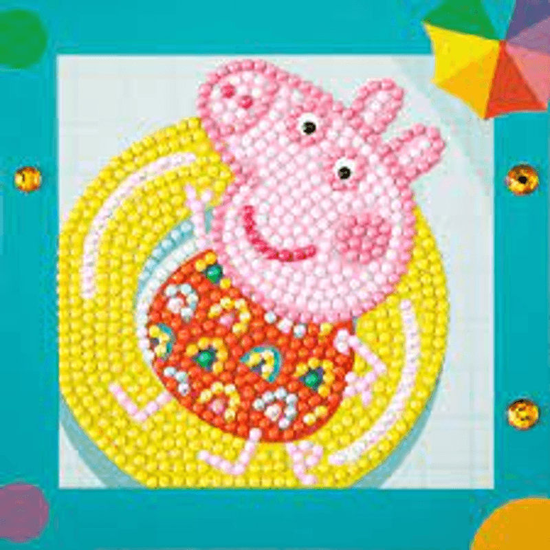 Jucarii, Copii si Bebe - Jucarii si jocuri - Jucarii & jocuri educative - Seturi de artizanat - Set creativ pictura cu diamante - Peppa Pig - Infinity.ro