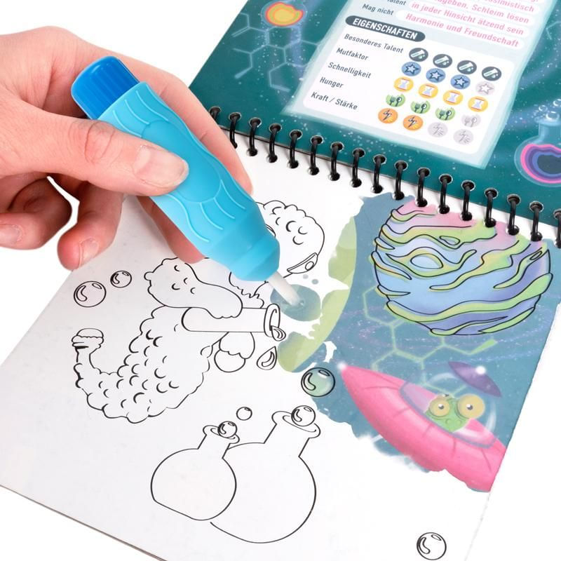 Jucarii, Copii si Bebe - Jucarii si jocuri - Jucarii & jocuri educative - Seturi pictura si desen - Pictura magica cu apa, Aventura spatiala - Infinity.ro