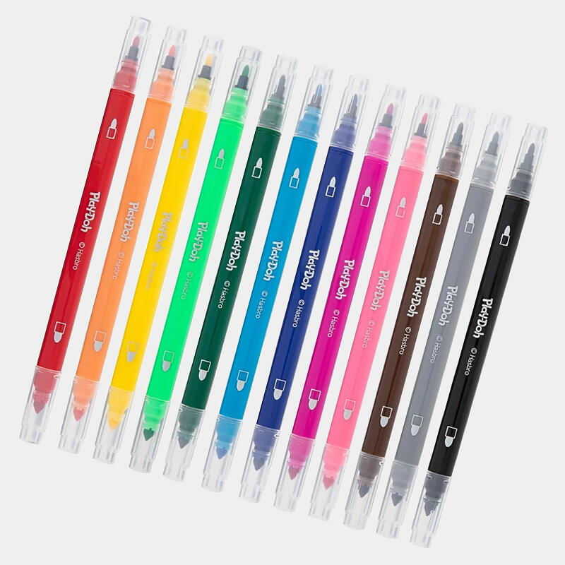 Carti si Birotica - Birotica - Instrumente de scris - Markere si carioci - Set 12 carioci cu 2 capete - Infinity.ro