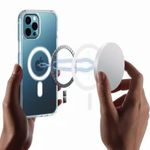 Laptop, Telefoane si Tablete - Telefoane mobile si accesorii - Accesorii Telefoane - Huse telefoane - HUSA CLEAR IPHONE 14, VERTTI, MAGSAFE - Infinity.ro