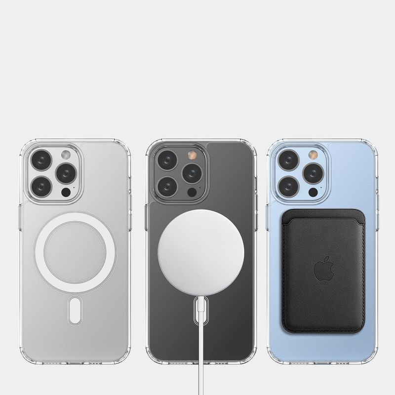 Laptop, Telefoane si Tablete - Telefoane mobile si accesorii - Accesorii Telefoane - Huse telefoane - HUSA CLEAR IPHONE 14, VERTTI, MAGSAFE - Infinity.ro