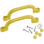 Jucarii, Copii si Bebe - Jucarii si jocuri - Jucarii de exterior - Spatii de joaca si accesorii - Manere din plastic 25 cm - Accesorii spatiu de joaca - Galben - Infinity.ro