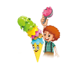 Jucarii, Copii si Bebe - Jucarii si jocuri - Jucarii & jocuri educative - Jocuri si jucarii educative - Joc de stivuit - Cupe de inghetata - Infinity.ro