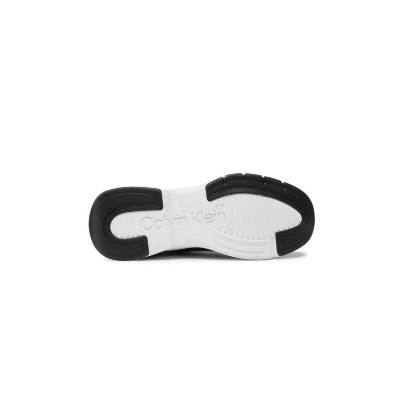 Fashion, accesorii si bijuterii - Femei - Incaltaminte femei - Sneakers si tenisi femei - Pantofi sport dama Calvin Klein wedge de piele Negru 38 EU - Infinity.ro
