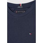 Fashion, accesorii si bijuterii - Copii - Imbracaminte copii - Bluze si camasi copii - Bluza copii Tommy Hilfiger Essential Solid Rib Bleumarin 116 CM 6 ani - Infinity.ro