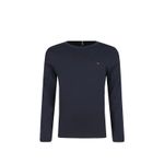 Fashion, accesorii si bijuterii - Copii - Imbracaminte copii - Bluze si camasi copii - Bluza copii Tommy Hilfiger Essential Solid Rib Bleumarin 116 CM 6 ani - Infinity.ro