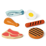 Jucarii, Copii si Bebe - Jucarii si jocuri - Jucarii de rol - Bucatarii copii - Set de joaca din lemn pentru jocuri de rol Proteine - Infinity.ro