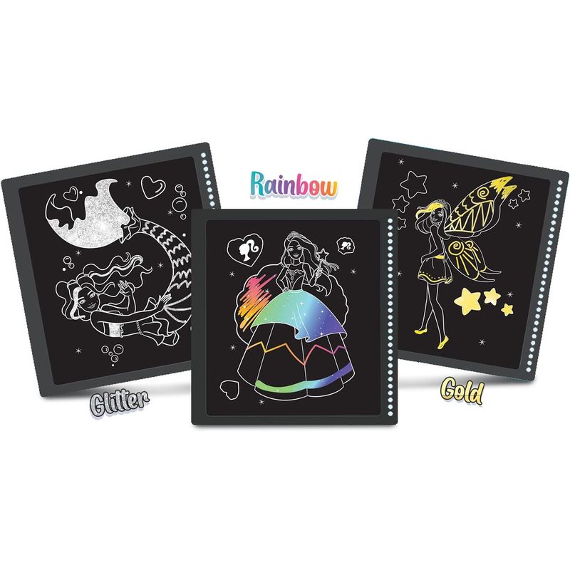 Jucarii, Copii si Bebe - Jucarii si jocuri - Jucarii & jocuri educative - Seturi de artizanat - Caietul meu de razuit - Barbie Mer-Maizing - Infinity.ro