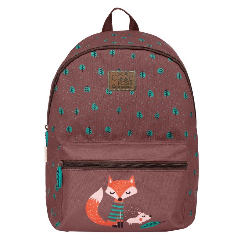 Carti si Birotica - Rechizite - Rucsacuri si genti scolare - Rucsac, Perletti, model Vulpe si Arici, 36 x 25 x 15 cm, colectia Cool Kids - Infinity.ro