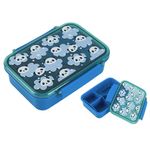 Casa si Gradina - Bucatarie si vesela - Organizare si depozitare bucatarie - Cutii alimentare - Cutie pentru alimente cu separator si tacamuri, panda - Infinity.ro