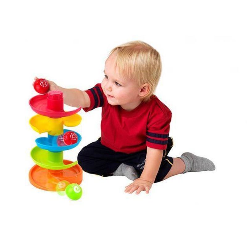 Jucarii, Copii si Bebe - Jucarii si jocuri - Jucarii bebelusi - Jucarii interactive bebelusi - Jucarie interactiva - Turnulet cu bilute junior - Infinity.ro