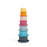 Jucarii, Copii si Bebe - Jucarii si jocuri - Jucarii bebelusi - Jucarii interactive bebelusi - Set cupe de stivuit din silicon - Infinity.ro
