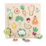 Jucarii, Copii si Bebe - Jucarii si jocuri - Jocuri si puzzle - Puzzle - Puzzle incastrat - Legume din gradina - Infinity.ro