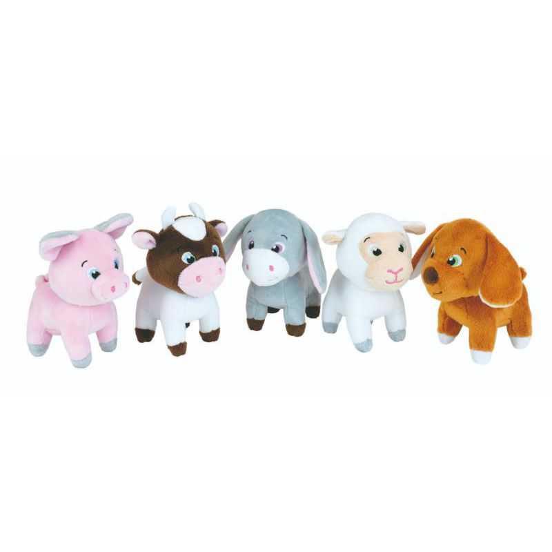 Jucarii, Copii si Bebe - Jucarii si jocuri - Jucarii de plus - Jucarie Plus Jemini In Cutie Pentru Colorat 15cm Vacuta - Infinity.ro