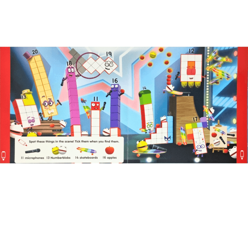 Carti si Birotica - Carti - Carti pentru copii - Activitati extracurriculare - Carticica Scriu si sterg -  Numberblocks 11-20 - Infinity.ro