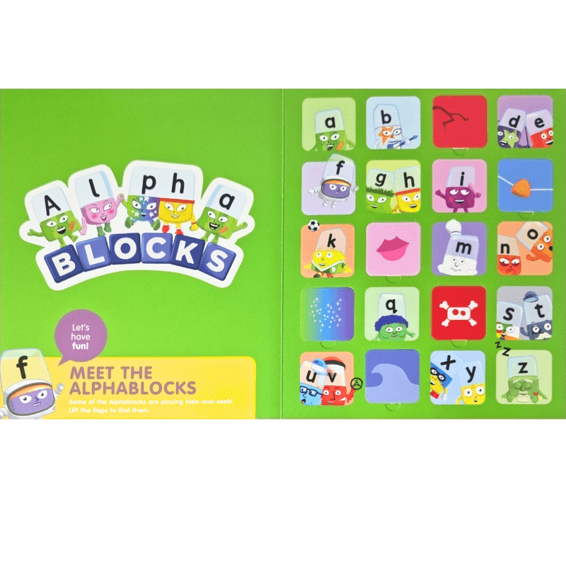 Carti si Birotica - Carti - Carti pentru copii - Carti interactive - Carticica Deschide ferestrele - Alphablocks A-Z - Infinity.ro