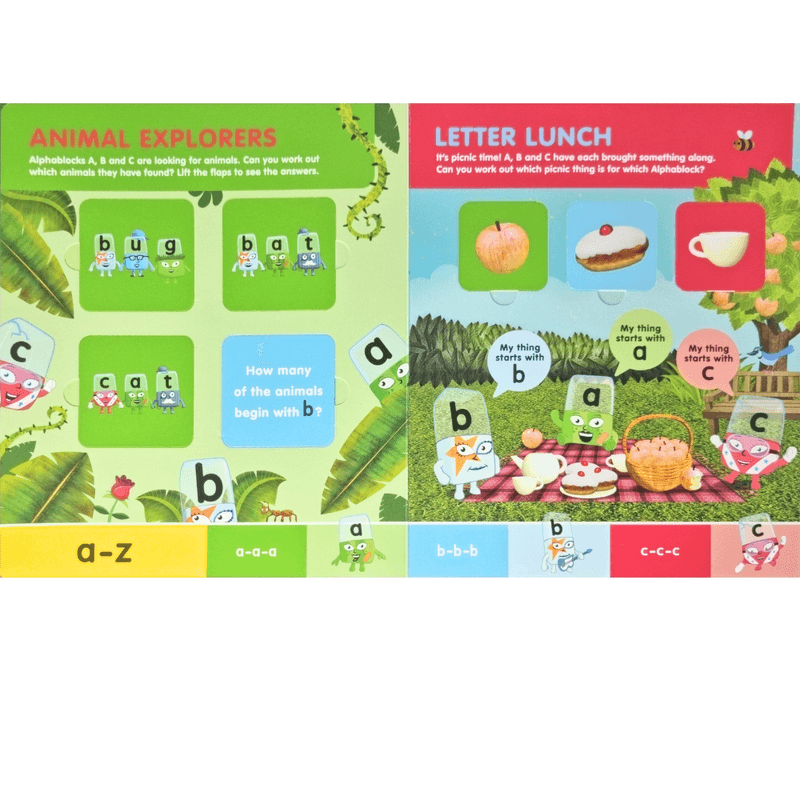 Carti si Birotica - Carti - Carti pentru copii - Carti interactive - Carticica Deschide ferestrele - Alphablocks A-Z - Infinity.ro