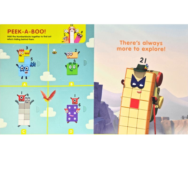 Carti si Birotica - Carti - Carti pentru copii - Activitati extracurriculare - Carticica Deschide ferestrele - Numberblocks 1-20 - Infinity.ro