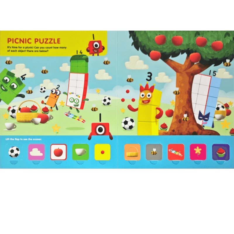 Carti si Birotica - Carti - Carti pentru copii - Activitati extracurriculare - Carticica Deschide ferestrele - Numberblocks 1-20 - Infinity.ro