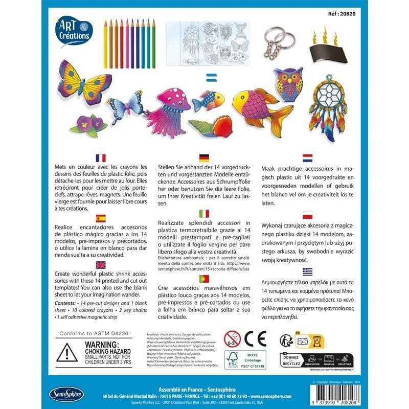 Jucarii, Copii si Bebe - Jucarii si jocuri - Jucarii & jocuri educative - Seturi de artizanat - Kit creativ plastic magic - Brelocuri si magneti - Infinity.ro