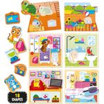 Jucarii, Copii si Bebe - Jucarii si jocuri - Jucarii & jocuri educative - Jocuri si jucarii educative - Joc Montessori - Casuta animalutelor - Infinity.ro