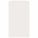 Casa si Gradina - Mobilier - Organizare si depozitare - Organizator incaltaminte - Bancheta pantofar, alb extralucios, 80x24x45 cm, lemn compozit - Infinity.ro