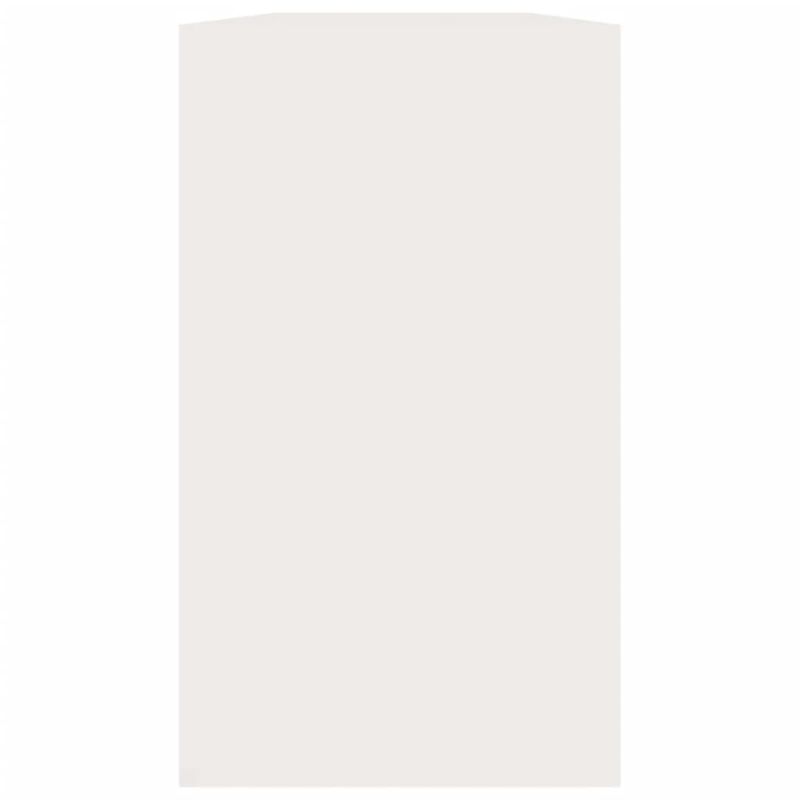 Casa si Gradina - Mobilier - Organizare si depozitare - Organizator incaltaminte - Bancheta pantofar, alb extralucios, 80x24x45 cm, lemn compozit - Infinity.ro