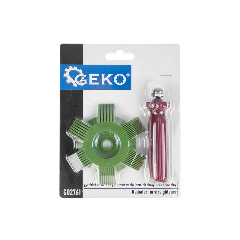 Auto si Moto - Reparatii si depanare - Scule auto - Scule si truse auto - Dispozitiv de indreptat aripioare condensator radiator, Geko G02761 - Infinity.ro