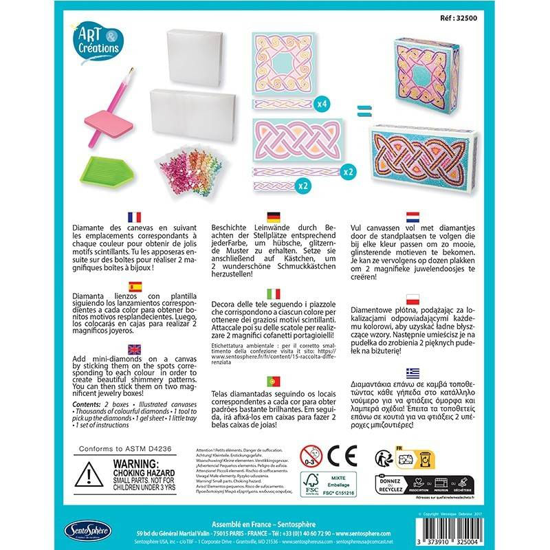 Jucarii, Copii si Bebe - Jucarii si jocuri - Jucarii & jocuri educative - Seturi de artizanat - Kit creativ - Cutii cu strasuri, Motive Celtice - Infinity.ro