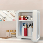 Ingrijire personala si Cosmetice - Machiaj - Accesorii machiaj - Mini Frigider CYBERDUST, Makeup&Beauty, Oglinda cu lumina LED, Cosmetice, Produse pentru ingrijirea pielii, 4L, Alb - Infinity.ro