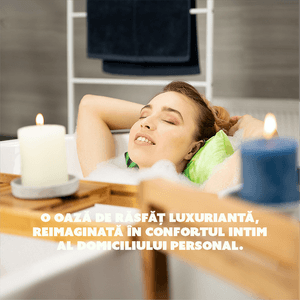 Tava de baie, CYBERDUST, Premium, Extensibila, Ajustabila, Suport integrat pentru carte, telefon, tableta,lumanare,pahar