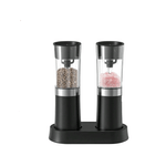 Casa si Gradina - Bucatarie si vesela - Ustensile bucatarie - Rasnite si dozatoare condimente - Set 2 Rasnite electrice CYBERDUST, Macinare Automata Cu Detectie Gravitationala, 2 Moduri de Macinare, Reincarcabil - Infinity.ro