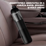 Auto si Moto - Intretinere auto - Aspiratoare auto - Aspirator portabil auto, CYBERDUST, Negru, 2 Moduri de Viteza, Motor din cupru, Masina, PC, Birou, 3000 Pa - Infinity.ro