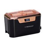 Ingrijire personala si Cosmetice - Machiaj - Accesorii machiaj - Curatator Ultrasonic pentru pensule de machiaj CYBERDUST, Profesional, 5 cicluri de curatare,5-6 Pensule simultan,800 ML - Infinity.ro