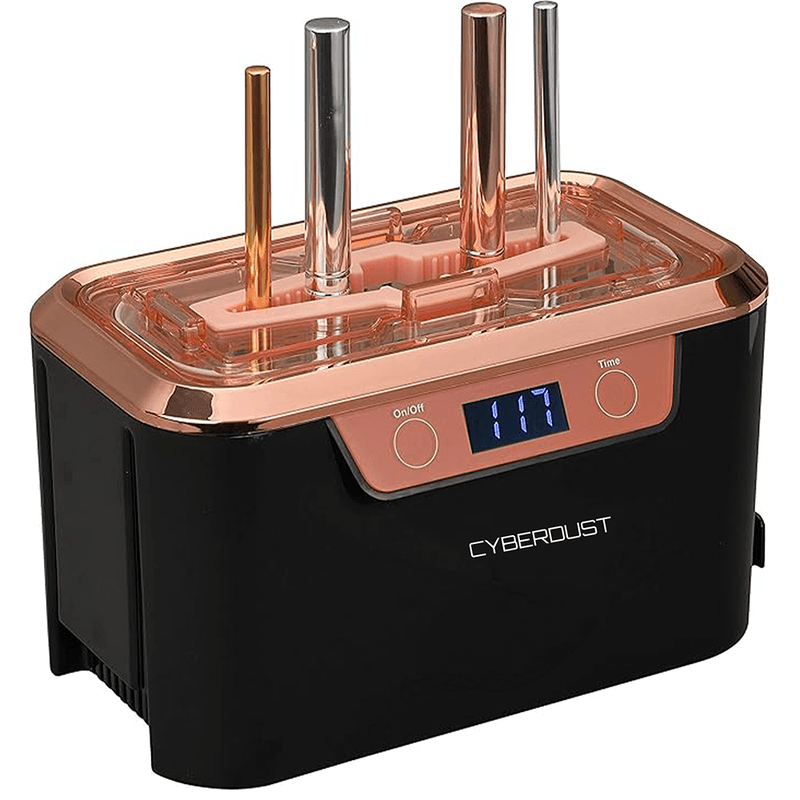 Ingrijire personala si Cosmetice - Machiaj - Accesorii machiaj - Curatator Ultrasonic pentru pensule de machiaj CYBERDUST, Profesional, 5 cicluri de curatare,5-6 Pensule simultan,800 ML - Infinity.ro